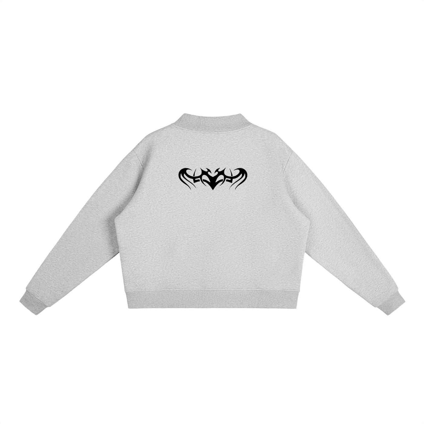 Tattoo Essential Fleece Mock-Neck Crew Sweatshirt