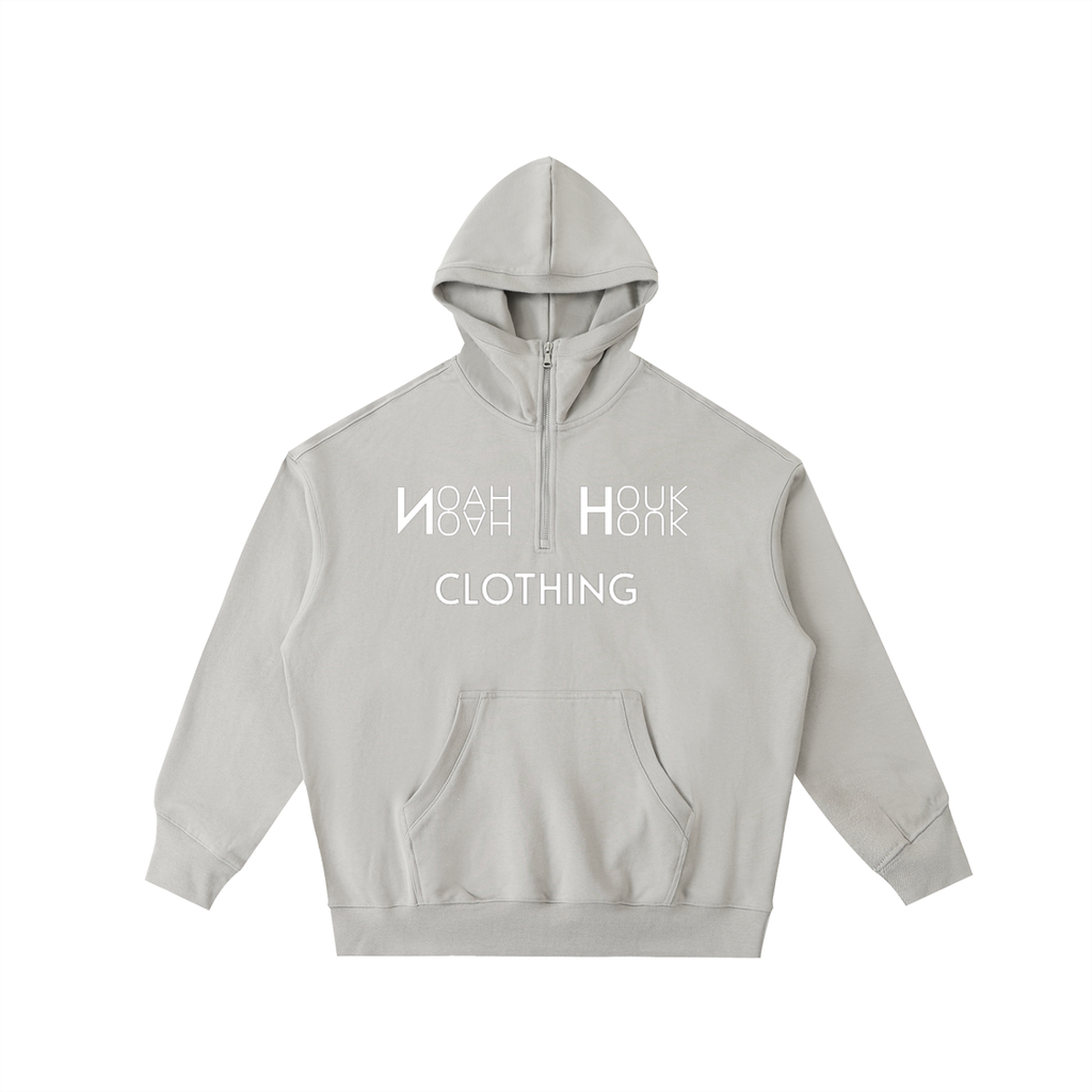 NH Clothing Big Hood Half-Zip Fleece Hoodie