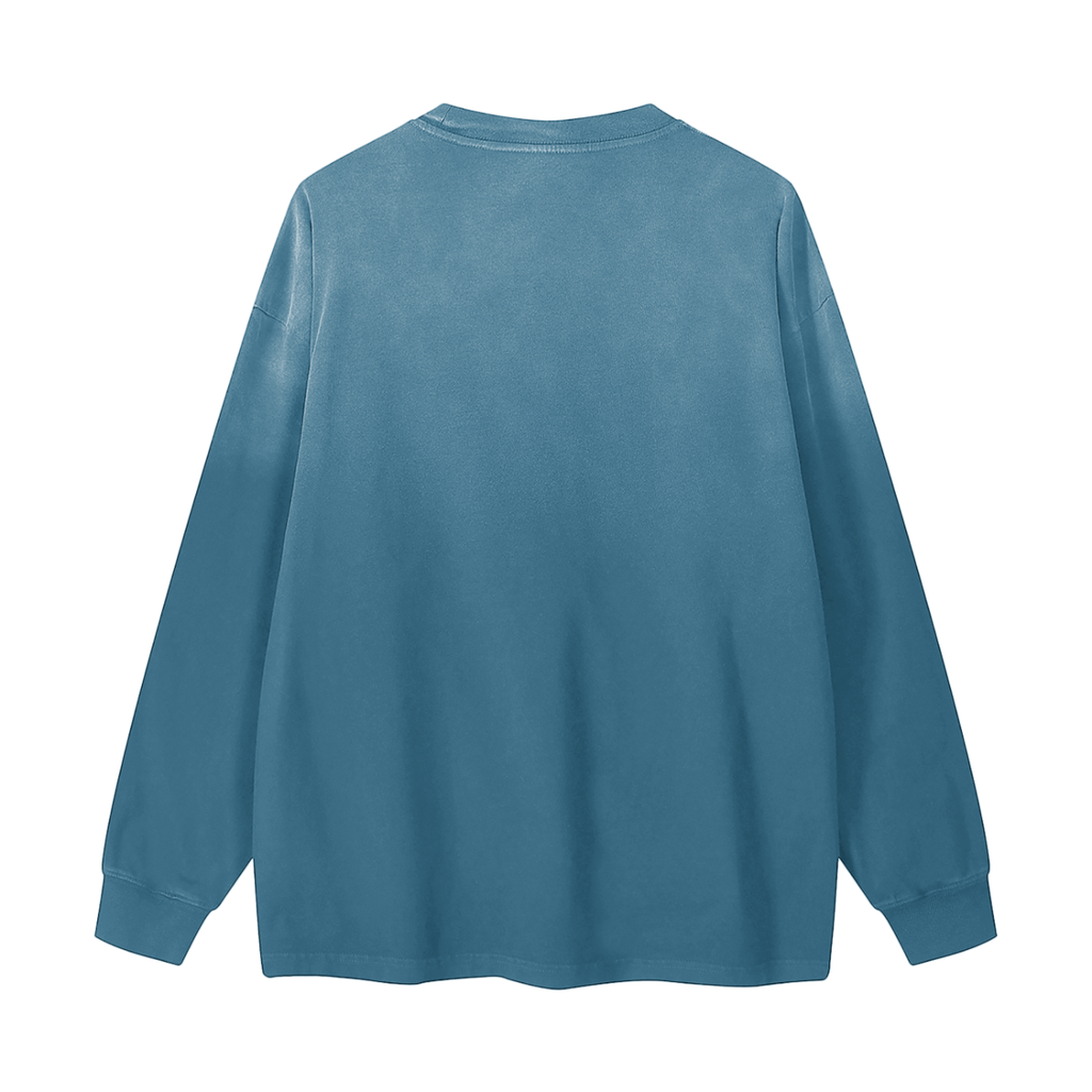 Noah Houk Gradient Vintage Washed Long Sleeve Tee