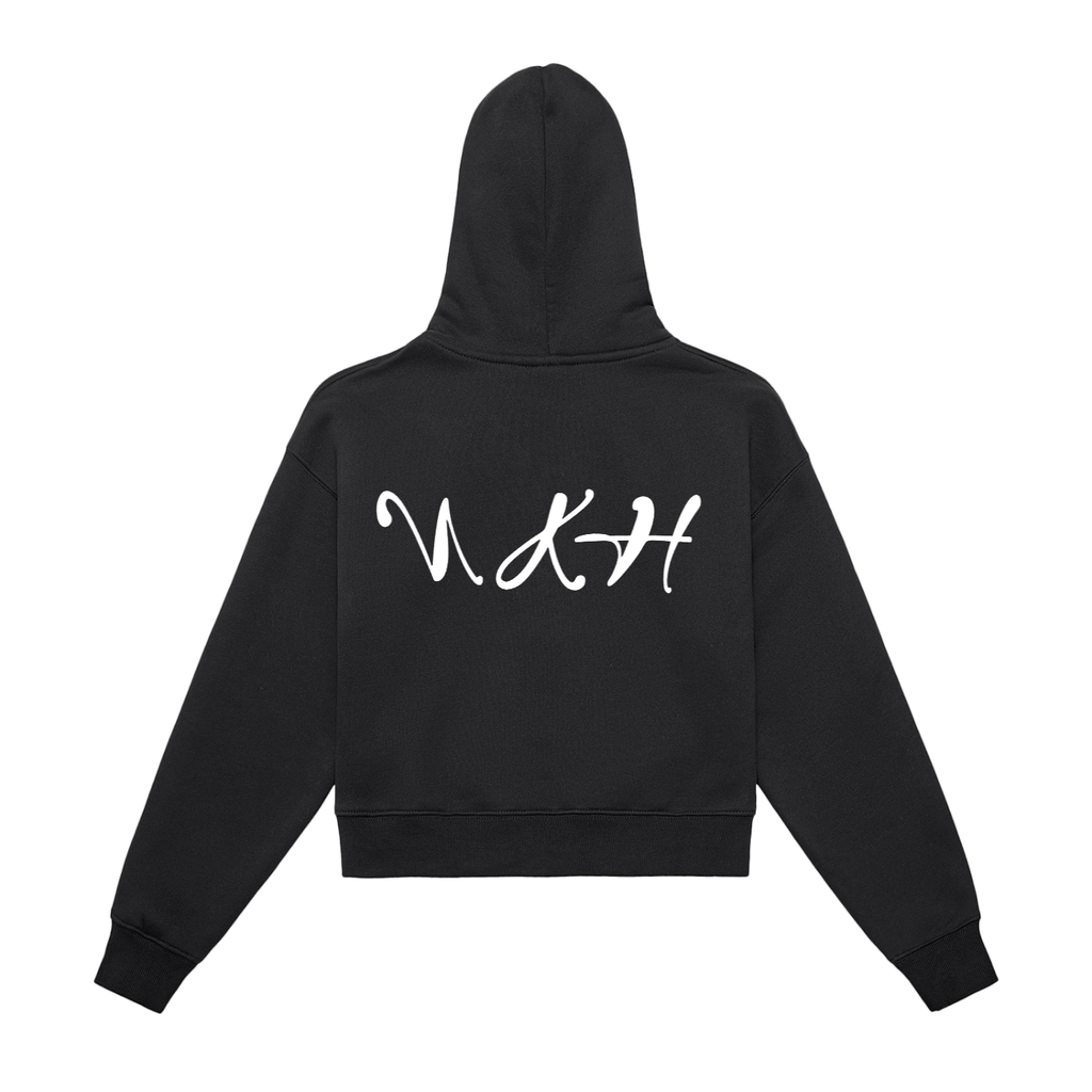 NH Fleece Women's Zip-Up Cropped Hoodie