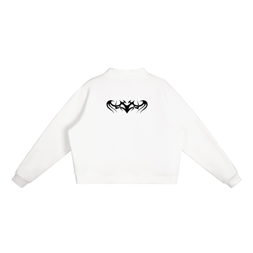 Tattoo Essential Fleece Mock-Neck Crew Sweatshirt