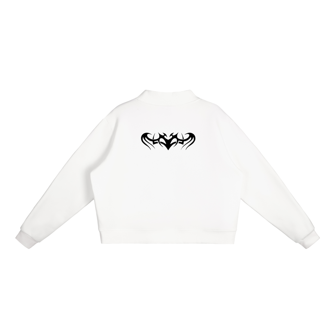 Tattoo Essential Fleece Mock-Neck Crew Sweatshirt