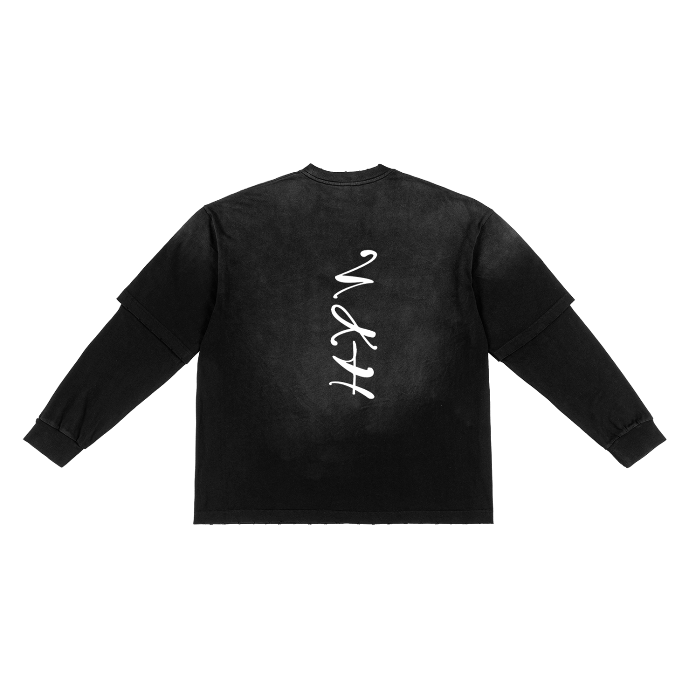 Noah Houk Sunfade Hand-Frayed Faux Two-Piece T-Shirt