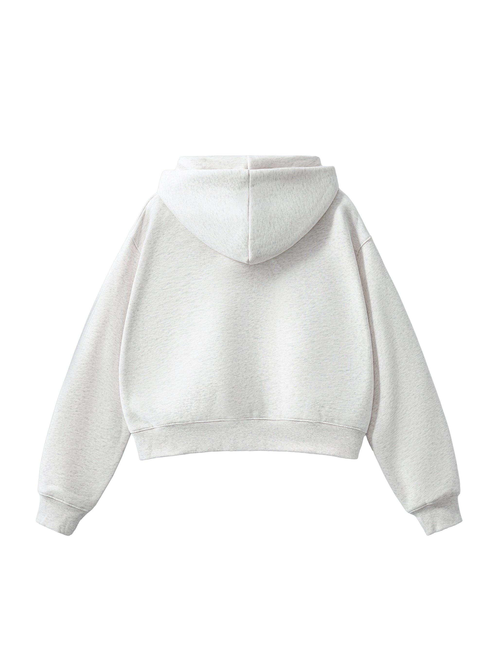 NH Fleece Women's Zip-Up Cropped Hoodie