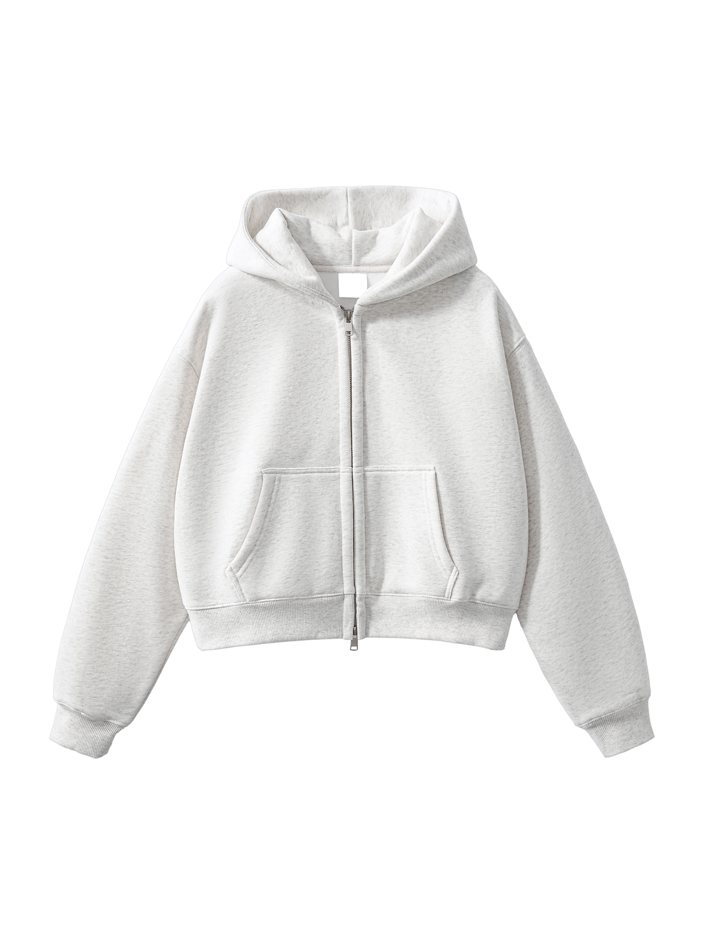 NH Fleece Women's Zip-Up Cropped Hoodie