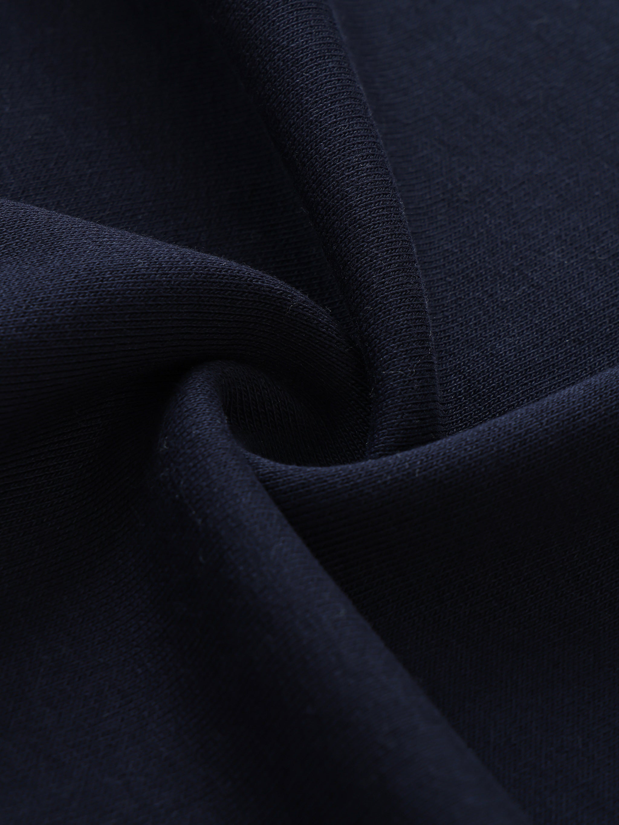 Noah Houk Contrast Striped Lapel Collar Sweatshirt