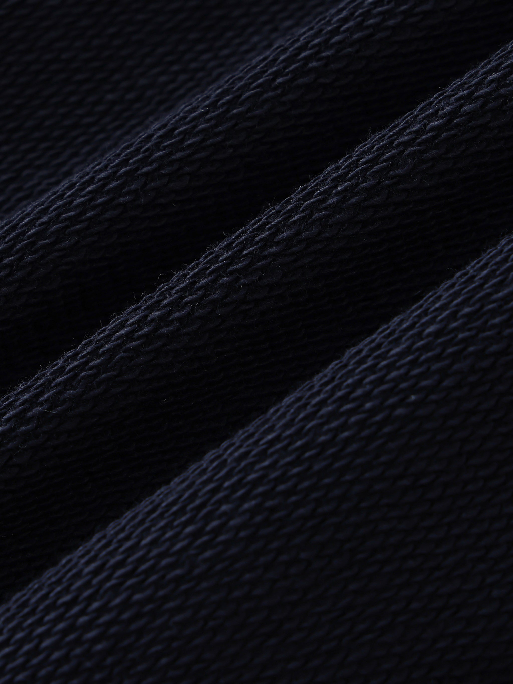 Noah Houk Contrast Striped Lapel Collar Sweatshirt