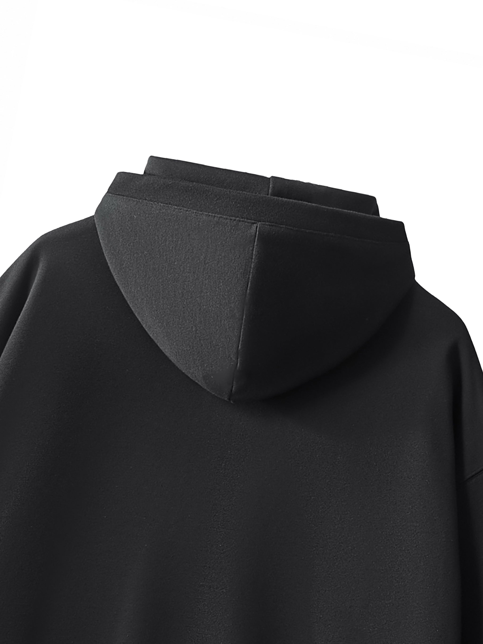 NH Clothing Big Hood Half-Zip Fleece Hoodie